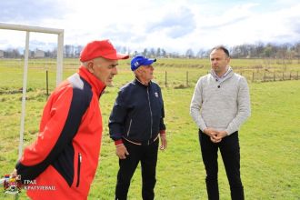 Сређивање фудбалског терена у Колонији